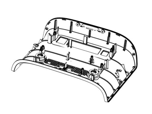 OEM / ODM ： Router Bottom Housing (1*1)  injection mould maker No.23892-C