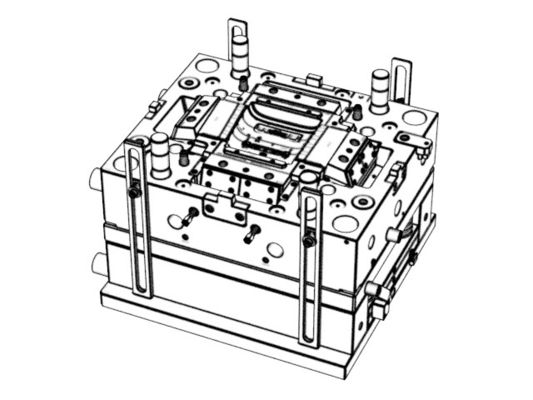 OEM / ODM ： Router Bottom Housing (1*1)  injection mould maker No.23892-C