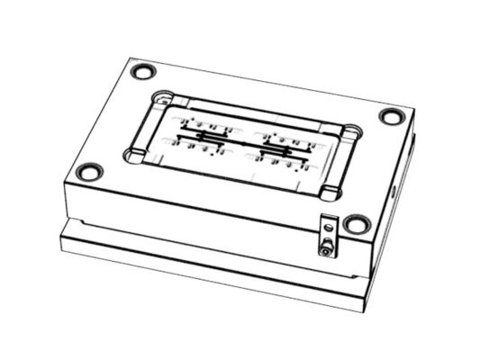 OEM / ODM ： Polypropylene Injection Molding & Transparent Router Light Guide Plate (1*4) No.23893-B