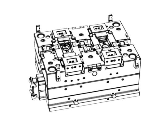 OEM / ODM ： Hot Runner Injection Molding & On-board Rear Housing (1*2) No.23909