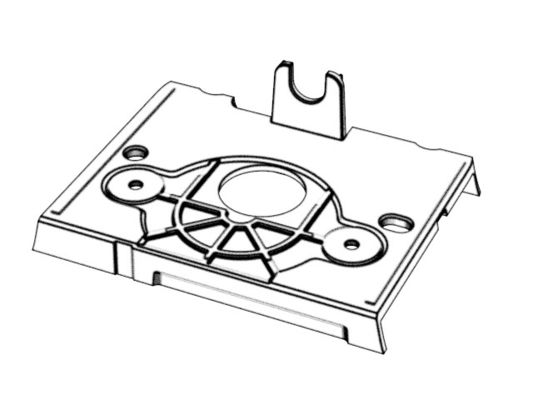 OEM / ODM ： Multi Cavity Injection Mold & On-board Motor Bracket (1*4) No.23911