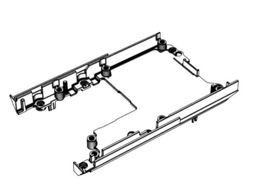 OEM / ODM ： Multi Cavity Injection Mold & Transparent On-board Lower Bracket (1*4) No.23912