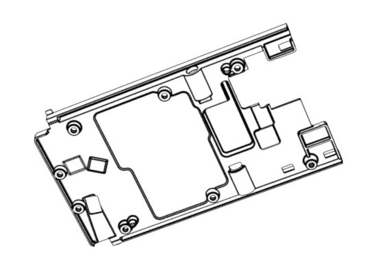 OEM / ODM ： Cold Runner Injection Molding & Transparent On-board Upper Bracket (1*2) No.23913