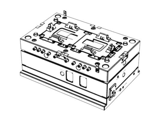 OEM / ODM ： Hot Runner Injection Molding & Transparent On-board Foot Rest (1*2) No.23914