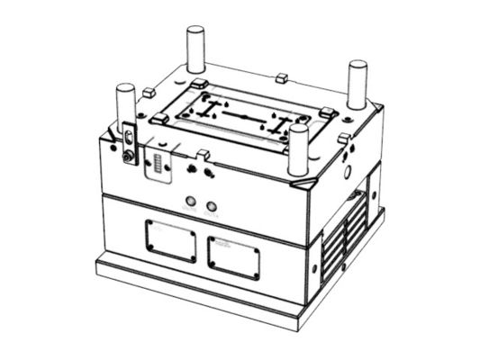 OEM / ODM ： Multi Cavity Injection Mold & Transparent On-board Foot Rest Ball (1*4) No.23916