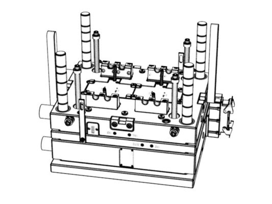 OEM / ODM ： Multi Cavity Injection Mold & On-board Universal Joint Ball Head (1*4) No.24118-B