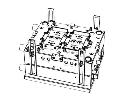 OEM / ODM ： Multi Cavity Injection Mold & Transparent On-board Universal Joint Ball Head (1*4) No.24118-B