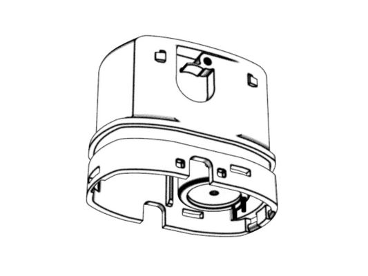 OEM / ODM ： Hot Runner Injection Molding & Transparent E-Cigarette Heating Cover (1*2) No.24184