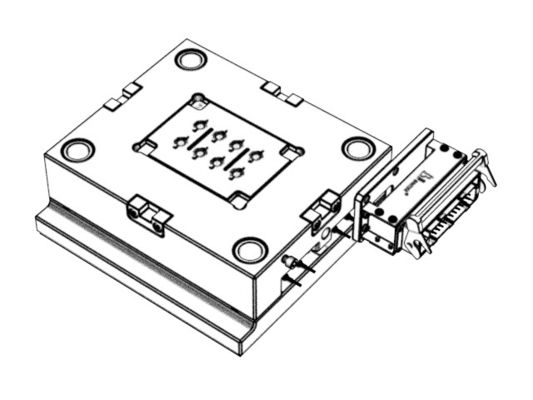 OEM / ODM ： Multi Cavity Injection Mold & E-cigarette Heating Cover (1*8) No.24185