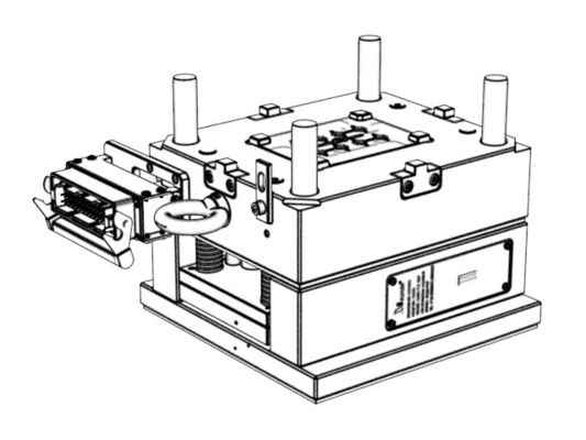 OEM / ODM ： Multi Cavity Injection Mold & Transparent E-cigarette Heating Cover (1*8) No.24185