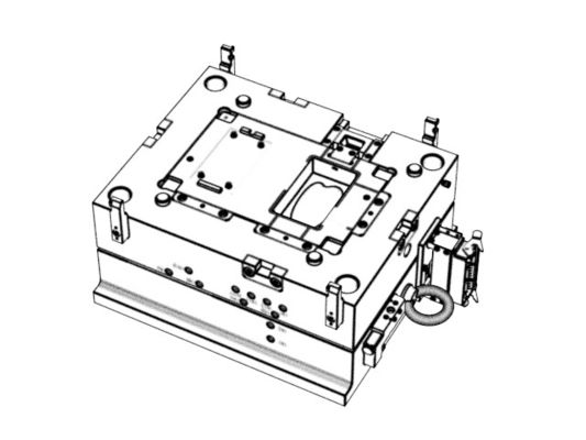 OEM /ODM ：Consumer Electronics Molds / Transparent Beauty Instrument Base (1*8) No.24312
