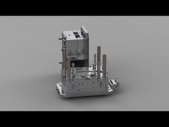 Transparent Three-proof Phone Battery Cover (1*1) / Hot runner / Three-plates mold No.23691&23692