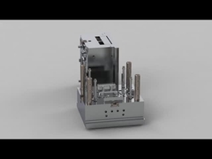 Transparent Clamshell Phone Back Cover (1*1) / Three-plates mold / Cold runner No.21872