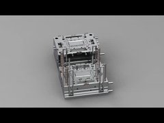 Transparent battery cover (1*1) / Three-plates mold / Cold runner No.22683-B