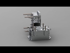 Transparent Headphone Lower Housing (1*2) / Hot runner / Three-plates mold No.23306 &23307