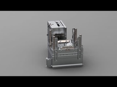 Transparent Flat Front Shell (1*1) / Three-plates mold / Hot runner No.23603