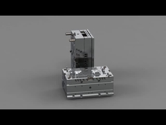 Transparent On-board Foot Rest (1*2) / Hot Runner / Two-plates mold No.23914