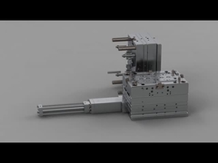 Transparent On-board Universal Joint Lock Nut(1*4) / Hot runner / Three-plates mold No.23915