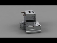 Transparent On-board Foot Rest Ball (1*4) / Hot runner / Two-plates mold No.23916