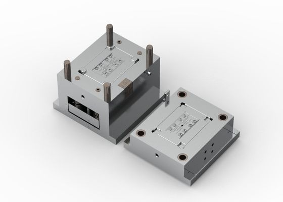 OEM / ODM : Plastic Injection Molds / Earphone left battery bracket (1*8) / hot sprue / cold runner. No.24209