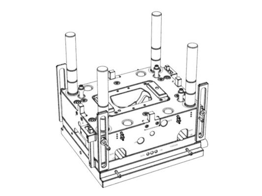 OEM / ODM ： ABS Injection Molding & Transparent Back Housing 1*1 No 22958-B