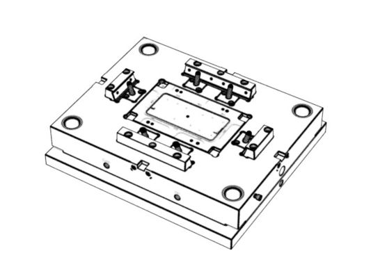 OEM / ODM ： Cold Runner Injection Molding & Transparent phone TP trim (1*1) No.23854