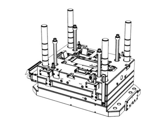 OEM / ODM ： Double Injection Molding & Three-proof Phone Battery Cover (1*1) No.23691& 23692