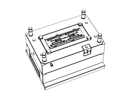 OEM / ODM ： Polypropylene Injection Molding & Router Light Guide Plate (1*4) o.23893